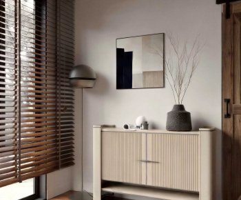 Wabi-sabi Style Entrance Cabinet-ID:140543947