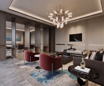 Modern A Living Room-ID:762783051