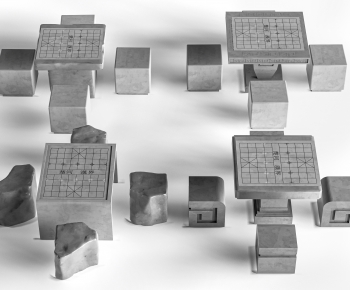 New Chinese Style Outdoor Tables And Chairs-ID:192204005