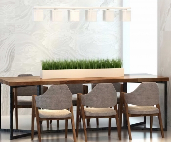 Modern Dining Table And Chairs-ID:939601907