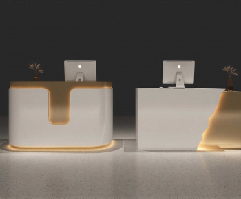 Modern Reception Desk-ID:806870945