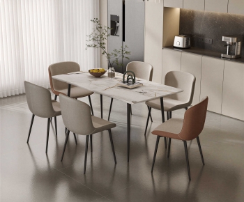 Modern Dining Table And Chairs-ID:757492078