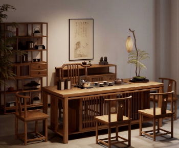 New Chinese Style Tea Tables And Chairs-ID:539217002