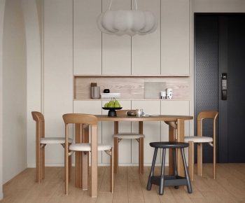 Modern Dining Table And Chairs-ID:668795117