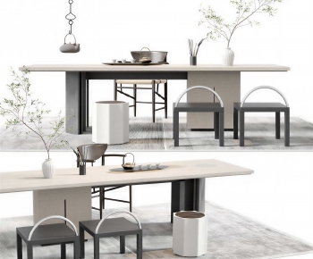 New Chinese Style Tea Tables And Chairs-ID:663072111