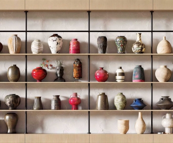 Wabi-sabi Style Clay Pot-ID:988118897