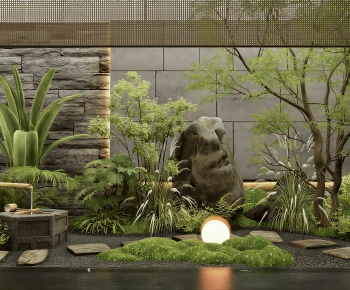 New Chinese Style Courtyard/landscape-ID:680341963