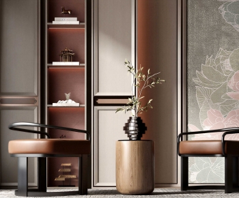 New Chinese Style Lounge Chair-ID:141329054