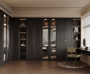 French Style Clothes Storage Area-ID:535319091