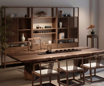 New Chinese Style Tea Tables And Chairs-ID:573329951