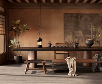 Wabi-sabi Style Tea House-ID:690988063