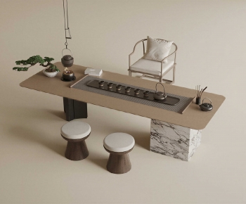 New Chinese Style Tea Tables And Chairs-ID:520601039