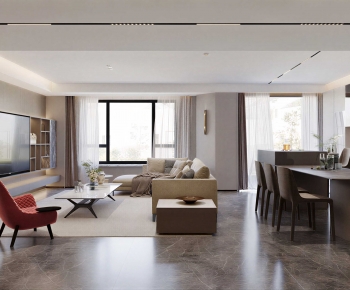 Modern A Living Room-ID:780822047