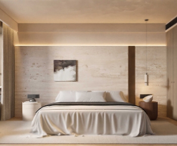 Wabi-sabi Style Bedroom-ID:293443927