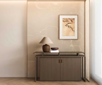 New Chinese Style Entrance Cabinet-ID:370251899