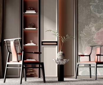 New Chinese Style Lounge Chair-ID:182311069