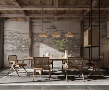 New Chinese Style Dining Room-ID:579511886