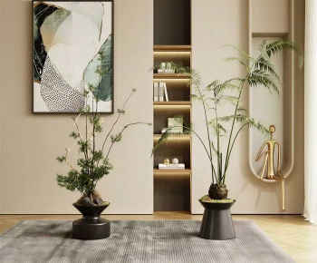 New Chinese Style Potted Green Plant-ID:880669122