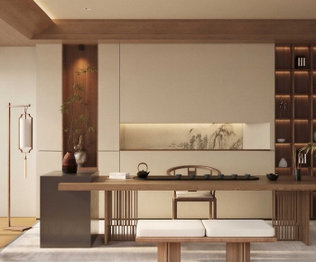 New Chinese Style Tea House-ID:943028941