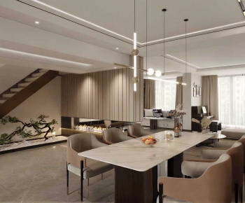 Modern A Living Room-ID:124174124