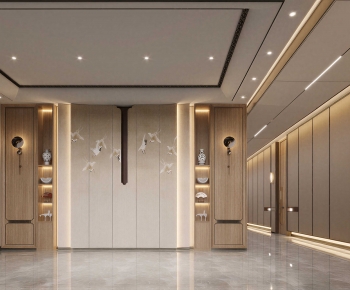 New Chinese Style Office Reception Desk-ID:536046988