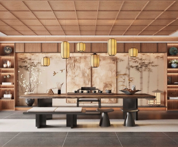 New Chinese Style Tea House-ID:304379949