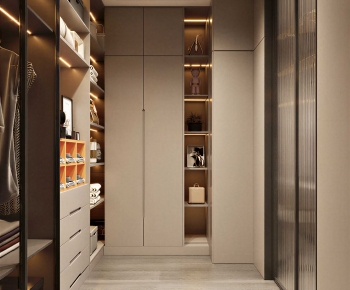 Modern Clothes Storage Area-ID:851243978