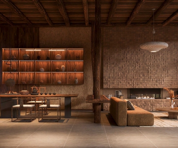 Wabi-sabi Style Tea House-ID:163001063