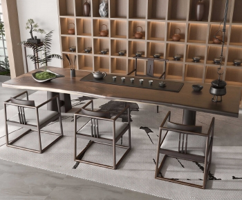 New Chinese Style Tea Tables And Chairs-ID:757481103