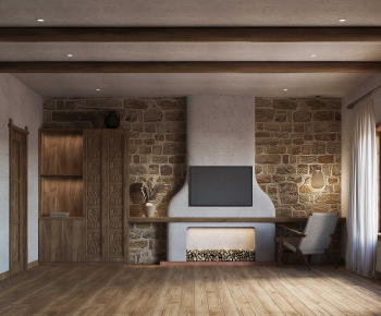 American Style A Living Room-ID:426806931