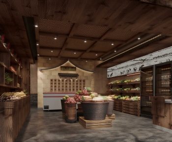 New Chinese Style Fruit Shop-ID:613289122