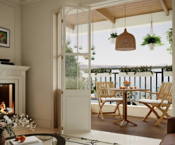 French Style Leisure Balcony-ID:736004113