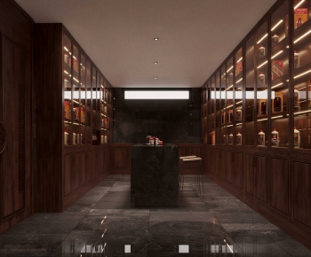 New Chinese Style Wine Cellar/Wine Tasting Room-ID:868985897