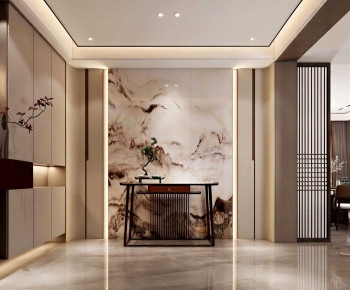 New Chinese Style Hallway-ID:107060913