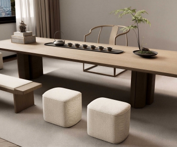 New Chinese Style Tea Tables And Chairs-ID:587229014