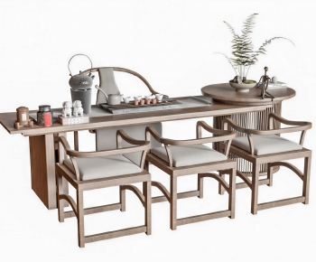 New Chinese Style Tea Tables And Chairs-ID:838113074