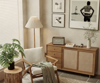 Nordic Style Side Cabinet-ID:922350888