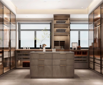 Modern Clothes Storage Area-ID:862714051