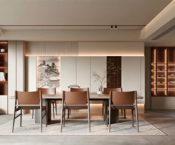 New Chinese Style Dining Room-ID:496036054