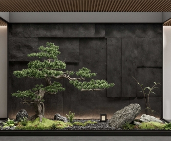 New Chinese Style Plant Landscaping-ID:724261052