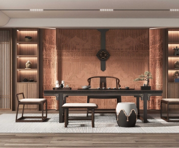 New Chinese Style Tea House-ID:723638066
