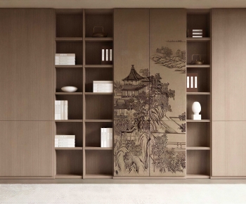 New Chinese Style Bookcase-ID:917630257
