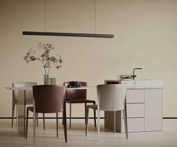 Modern Dining Table And Chairs-ID:690325986