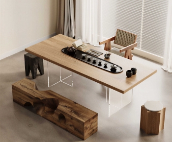 Wabi-sabi Style Tea Tables And Chairs-ID:630908013