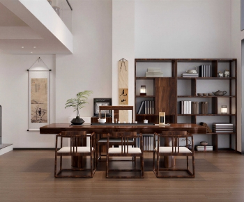 New Chinese Style Dining Room-ID:329123978