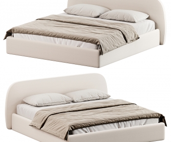 Modern Double Bed-ID:357921139