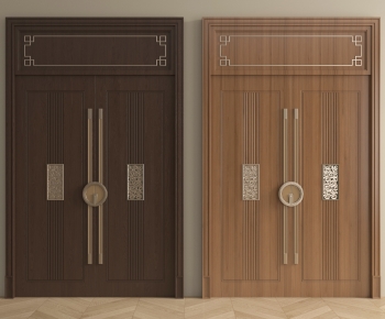 New Chinese Style Double Door-ID:898236998