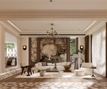 French Style A Living Room-ID:785136944