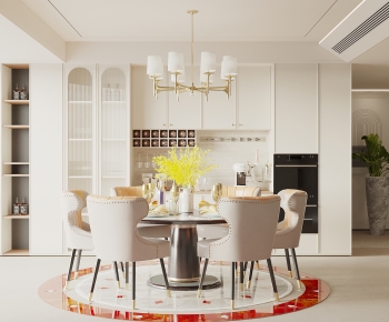 Simple European Style Dining Room-ID:475974082