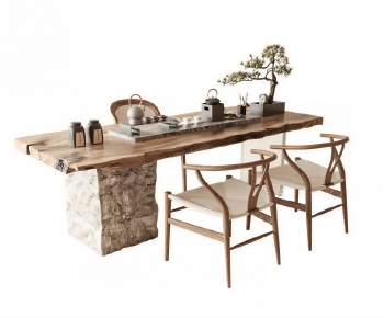 New Chinese Style Tea Tables And Chairs-ID:431691886